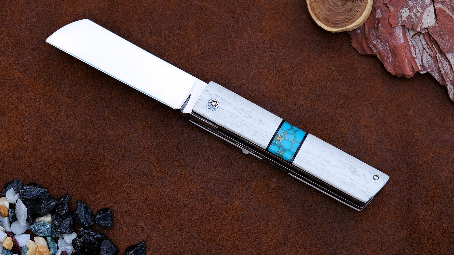 TÜRKIS-Stein Laguiole Messer