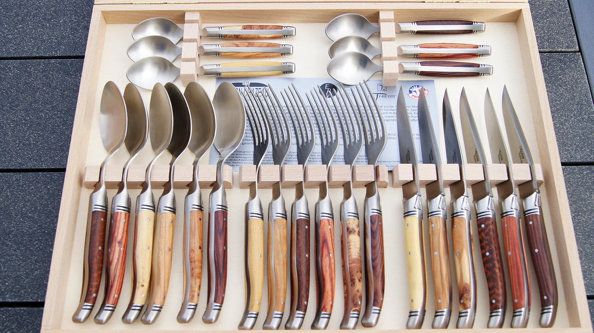Laguiole GOYON-CHAZEAU Avantage, 24-teilig, Set Divers brosse