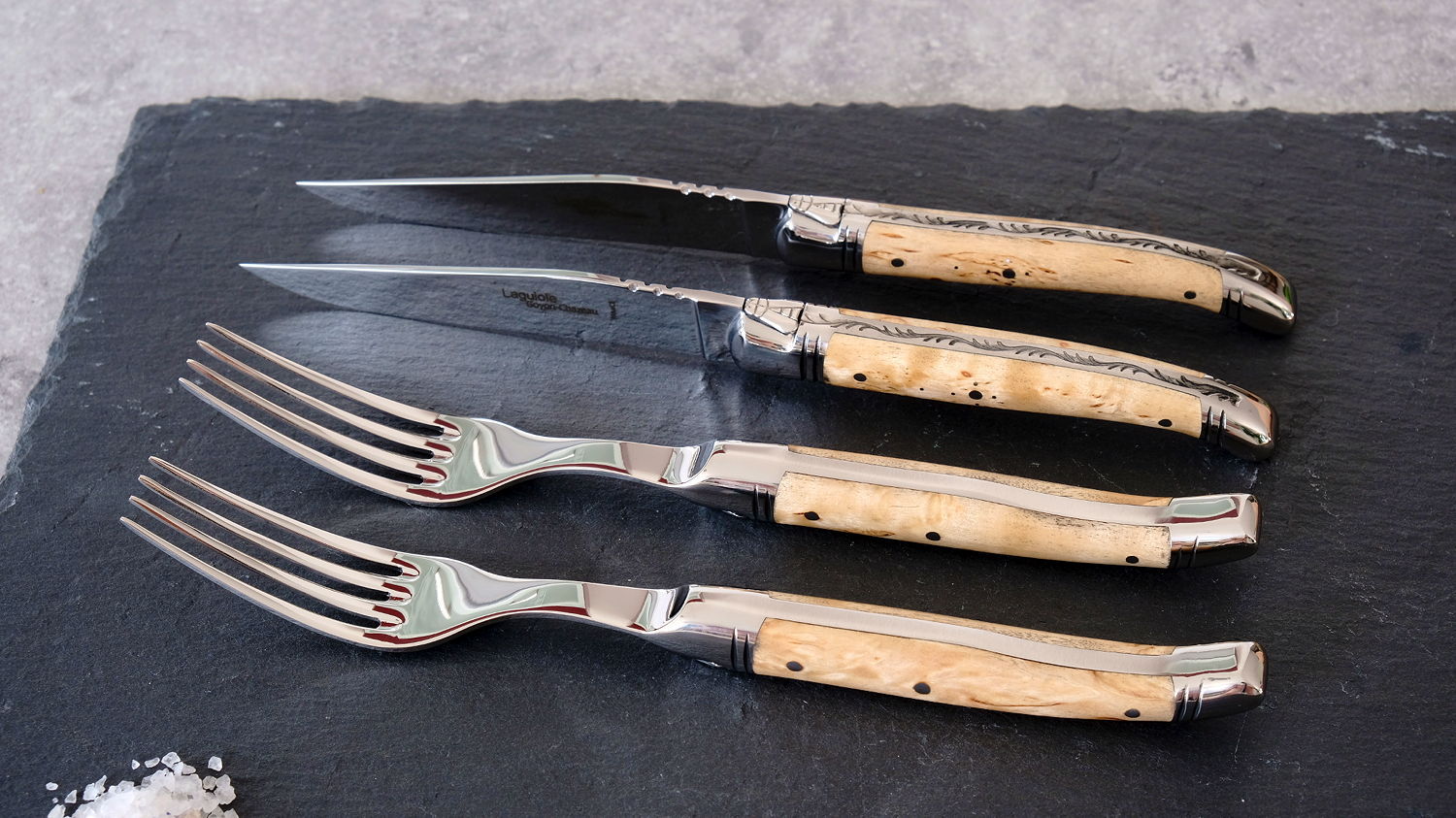 Birkenholz Laguiole Messer