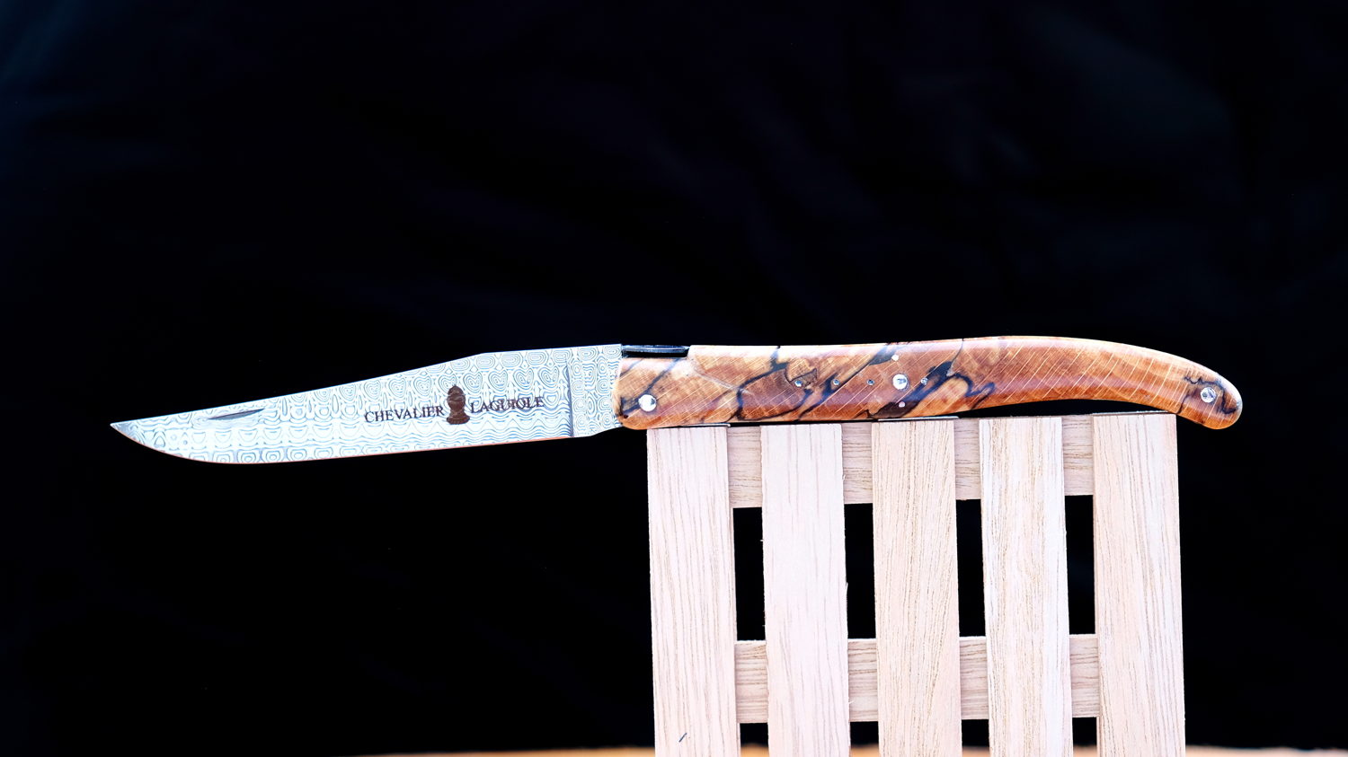 Laguiole Taschenmesser mit Damastklinge