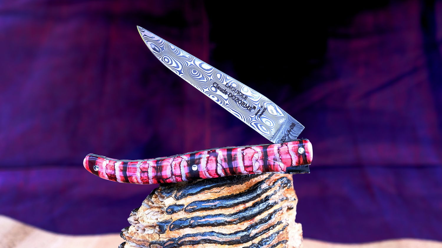 Mammutbackenzahn Laguiole Messer