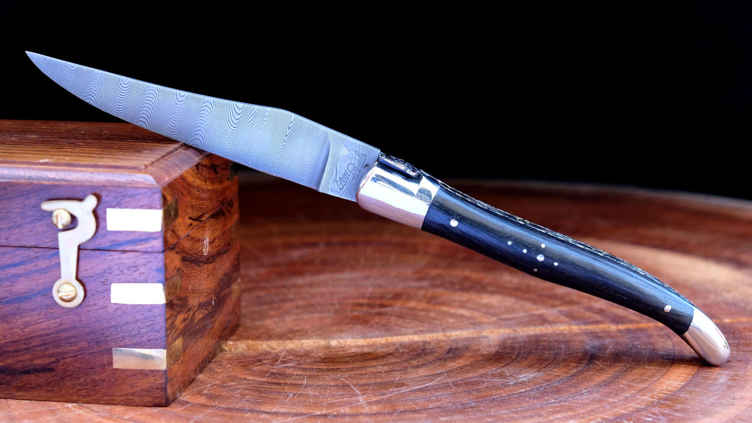 Mooreiche Laguiole Messer