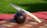 Allzweckmesser Thiers Goyon-Chazeau, Olivenholzgriff, 8 cm Ansicht 1