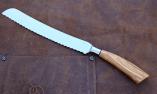Brotmesser Olivenholz, Saladini, Made in Italy, 22 cm Ansicht 1