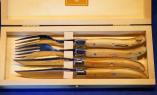 Claude Dozorme Laguiole 4-teilig, two by two Premium Wacholder, BRILLANT  Ansicht 1