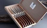 Claude Dozorme Laguiole 6-teilig Steakmesserset brillant Bubinga Ansicht 1