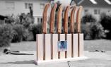 Claude Dozorme Laguiole 6-teilig, Steakmesserset, Edition GRILLADES, Olive, brosse Ansicht 1