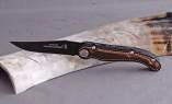 Taschenmesser Claude Dozorme Laguiole "Baroudeur" Leder braun Ansicht 1