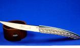 Claude Dozorme Thiers 2-teilig, Steakmesserset Thomas Bastide, Messing, Diamantoptik Ansicht 1