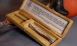 Taschenmesser Laguiole Claude Dozorme, Bijou, Horn, Edition LA BELLEL, brosse Ansicht 1