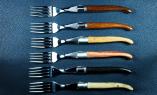 Gabelset 6-teilig, Laguiole Tradition, SEGURO 2, Griff: divers, brosse/brillant Ansicht 1