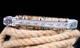 Halb-Unikat: Taschenmesser Laguiole David Dauvillaire, Damast, Amerikanisches MAMMUT, brillant, tripple Platines Ansicht 1
