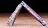 Halb-UNIKAT: Taschenmesser Laguiole David Dauvillaire, Edition Spirit of St. Louis 02, Mahagoni, guillochierte Biene, brosse Ansicht 1