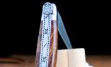 Halb-UNIKAT: Taschenmesser Laguiole David Dauvillaire, Edition Spirit of St. Louis 04, Eisenholz, Triple Platines, brosse Ansicht 1