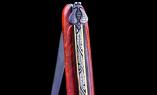 Halb-UNIKAT: Taschenmesser Laguiole David Dauvillaire, Edition OUVERTURE 02, Birke, guillochierte Biene, brosse, Plein Ansicht 1