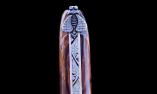 Halb-UNIKAT: Taschenmesser Laguiole David Dauvillaire, Edition OUVERTURE 04, Eisenholz, guillochierte Biene, brosse, Plein Ansicht 1