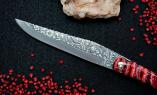 Halb-Unikat: Taschenmesser Laguiole David Dauvillaire, Edition RED KOI 02, brillant, Mammutbackenzahn, guillochierte Biene Ansicht 1