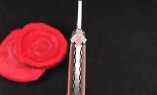 HALBUNIKAT: Laguiole Taschenmesser Mickael Ginisty, Edition JARES 09, Carbonfaser, brosse, guillochierte Biene, plein Ansicht 1