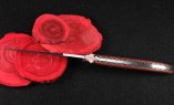 HALBUNIKAT: Laguiole Taschenmesser Mickael Ginisty, Edition JARES 09, Carbonfaser, brosse, guillochierte Biene, plein Ansicht 2