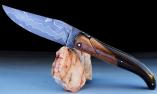 Produktbild Jagdmesser, Laguiole du Barry, Edition ALFONS, Mammutstosszahn, Damastklinge, 14 cm, brillant, guillochierte Biene, Plein