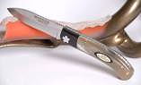 Taschenmesser Joker-PACHON 8 cm, Ebenholz / Horn, Backlock-Arretierung Ansicht 1