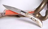 Taschenmesser Joker-POINTER, 9 cm, Horn, Backlock-Arretierung Ansicht 1