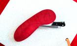 Justine de Mérges Collection: Steck-Etui aus Damastleder ciliega rot, CALAIS Ansicht 1
