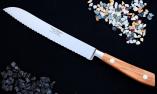 Küchenmesser, Brotmesser, F1-Messerreihe Goyon-Chazeau, Olivenholzgriff, 23 cm Klinge Ansicht 1