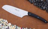 Küchenmesser Claude Dozorme, Edition RARGIN, Methacrylat, 13 cm, Santoku-Messer Ansicht 1