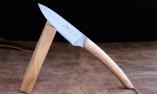 Küchenmesser Claude Dozorme, Edition RARGIN, Olivenholz, 10 cm, Office-Messer Ansicht 1