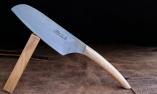 Küchenmesser Claude Dozorme, Edition RARGIN, Olivenholz, Santoku 13 cm Ansicht 1