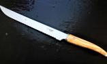 Küchenmesser Laguiole en Aubrac, Edition CONIQUE, Olivenholz, 25 cm, Brotmesser Ansicht 1