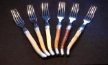 Laguiole Arbalete Genes David, 6-teilig, Gabelset DIVERS Ansicht 1