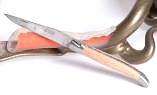 Taschenmesser Laguiole Aveyron, guillochierte Platine, Brosse, grüne Eiche Ansicht 1