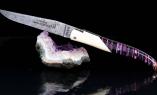 Laguiole Claude Dozorme, Edition ARIGON 02, Damast, Mammutbackenzahn/Knochen, Plein, brosse Ansicht 1