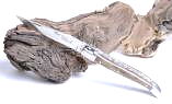 Taschenmesser Laguiole du Barry, Sonderedition, okzitanisches Kreuz, Nussbaumwurzel Ansicht 1