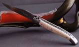 Taschenmesser Laguiole du Barry, Sonderedition, okzitanisches Kreuz, OS, brosse, double platines Ansicht 1