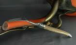 Laguiole en Aubrac 1-teilig, Gabel, Brosse, Walnuss Ansicht 1