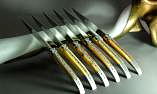Laguiole en Aubrac 6-teilig, Steakmesser Set Aubracien, Brosse, Bois de France  Ansicht 1