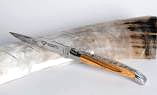 Taschenmesser Laguiole en Aubrac, double platines, brillant, Olivenholz Knorre Ansicht 1