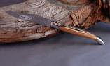 Taschenmesser Laguiole en Aubrac, guillochierte Biene, brillant, Aubrac-Birke Ansicht 1