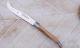 Laguiole en Aubrac Käsemesser in Olivenholz, brosse Ansicht 1