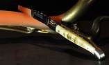Taschenmesser Laguiole Fontenille Pataud, Widder, brillant, guillochierte Biene Ansicht 1