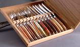Laguiole Goyon-Chazeau, Edition ART ONE, 12-teilig, Steakmesserset mit Gabeln, Divers brillant  Ansicht 1