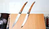 Laguiole Goyon-Chazeau, Edition ART ONE, 2-tlg, Steakmesserset Wacholder, brillant Ansicht 1