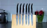 Laguiole Goyon-Chazeau, ART DE LUXE, 6-teilig, Steakmesserset Ebenholz, brillant Ansicht 1