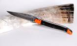 Taschenmesser Laguiole Honore Durand, Damast, G10/Ebenholz 2 Ansicht 1