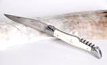 Taschenmesser Laguiole Honore Durand, Edition ARCHEOP 06, Warzenschwein, Korkenzieher + Dorn, brosse Ansicht 1