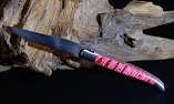 Taschenmesser Laguiole Le Fidèle, Edition F520 red planet, Damast 520 Lagen, Mammut-Backenzahn Ansicht 1