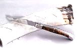 Taschenmesser Laguiole Philippe Voissière, double platines, marmorierte Esche Ansicht 1